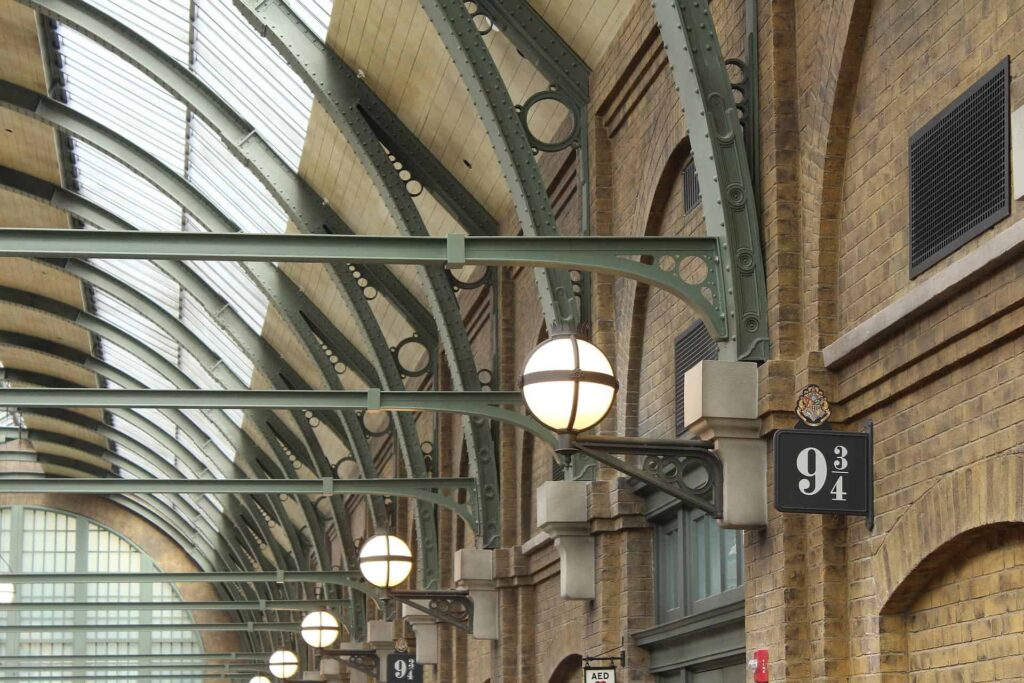 A photo of platform 9 3/4