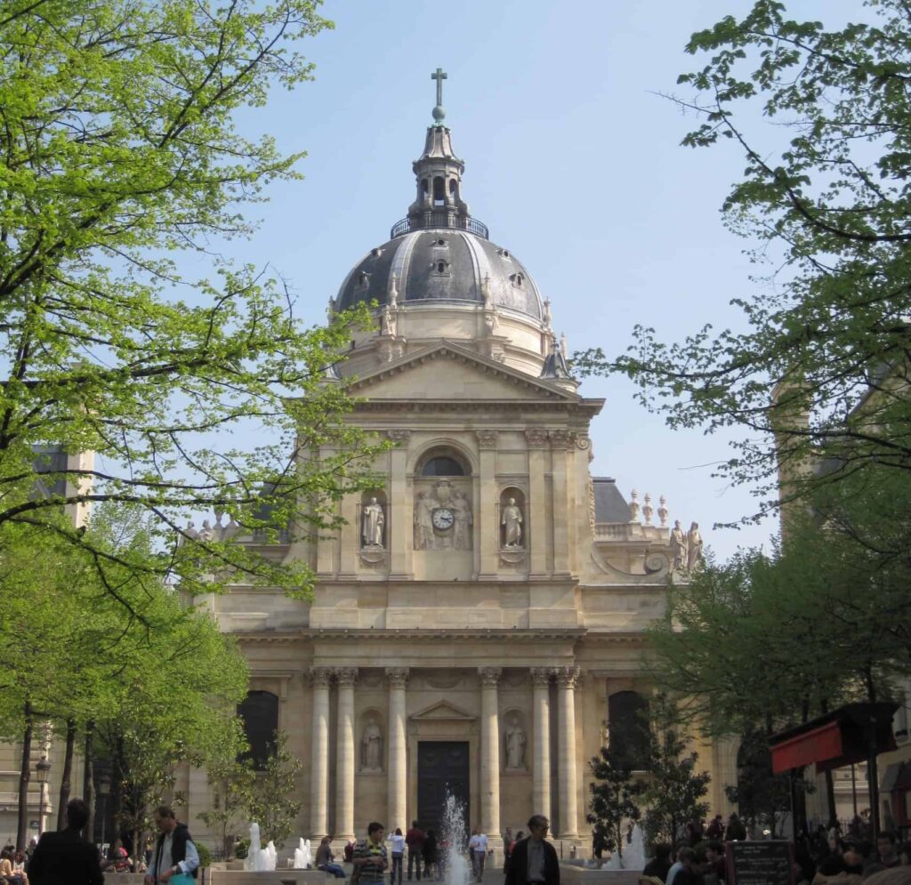 A photo of the Sorbonne