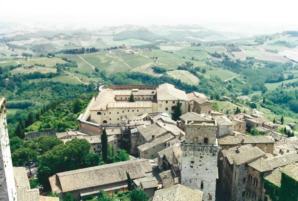 A photo of Tuscany from San Gimingnano