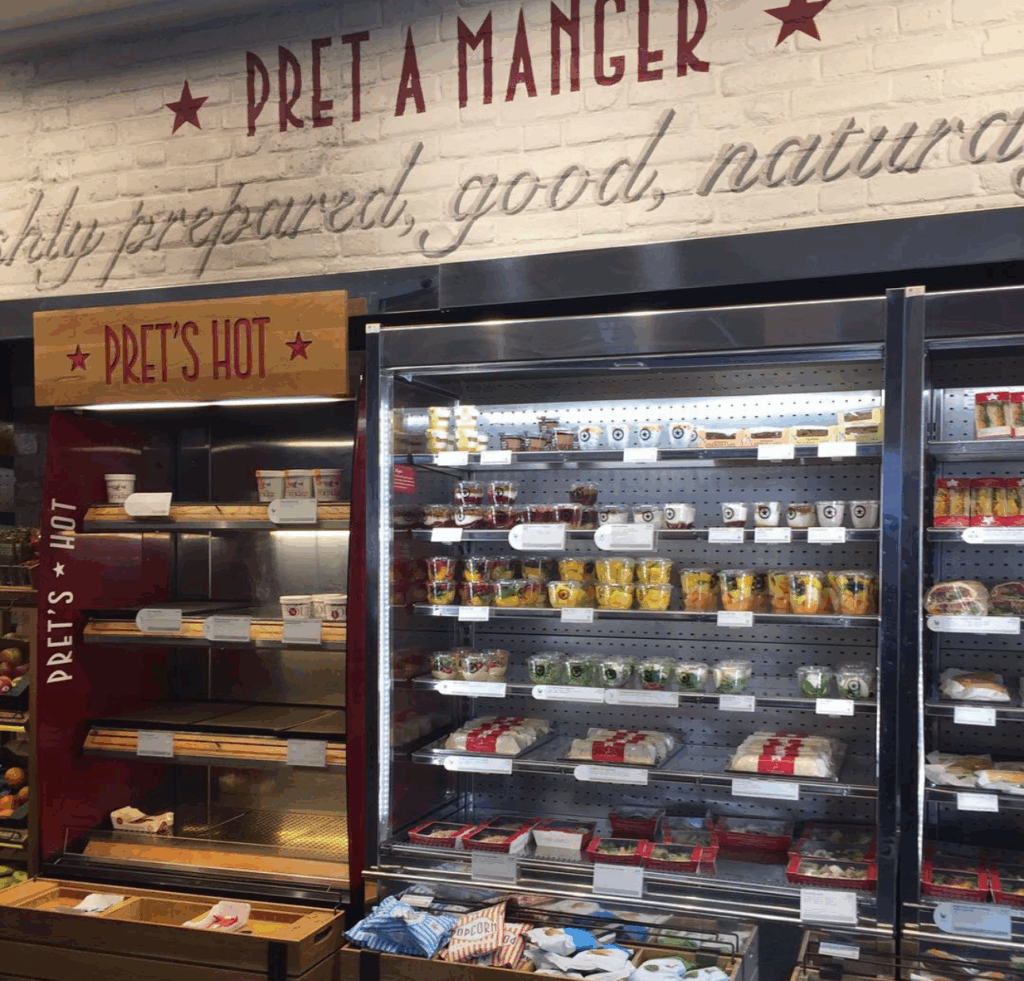 A photo of a London Pret a Manger