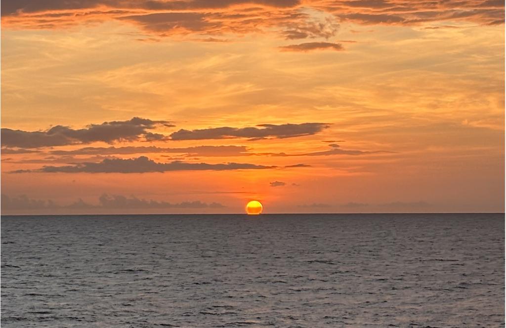 Sunset on Sea Islander Cruise
