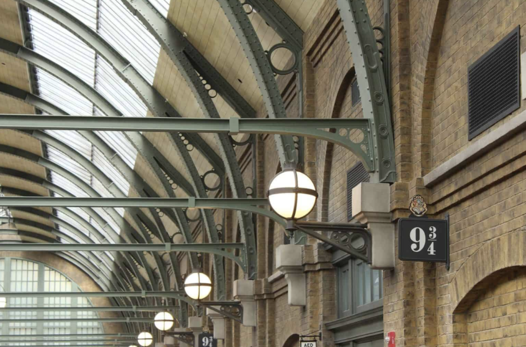 A photo of Kings Cross Platform 9 3/4