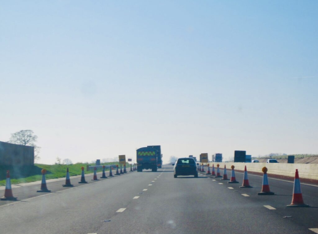 A photo of the M1 motorway